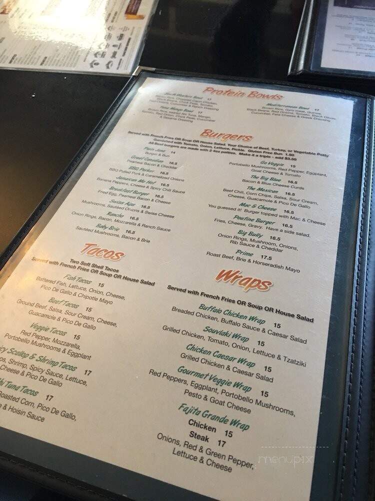 Jakes on Main Pub & Grille - Markham, ON menu_pic