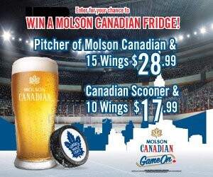Coopers Pub - Mississauga, ON menu_pic
