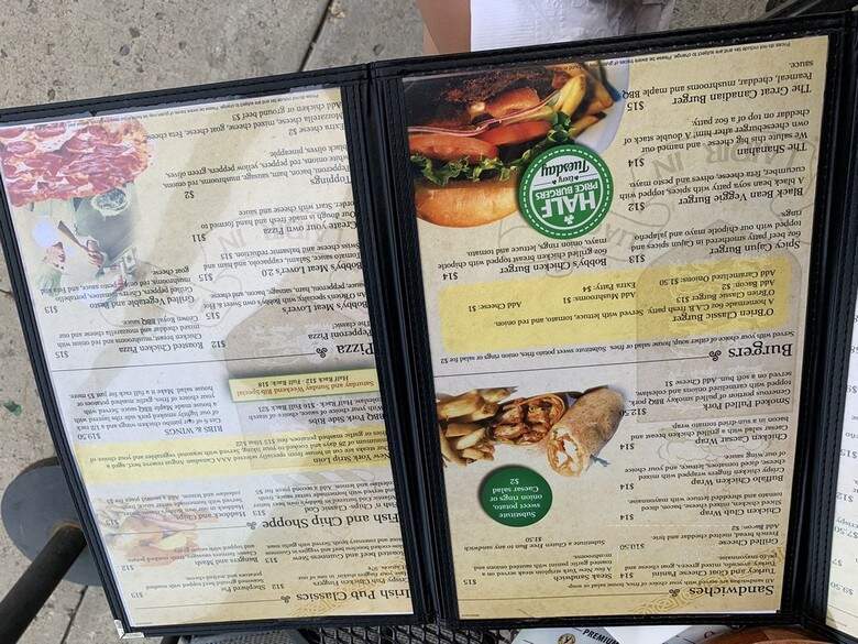 Bobby O'Brien's Irish Pub - Guelph, ON menu_pic