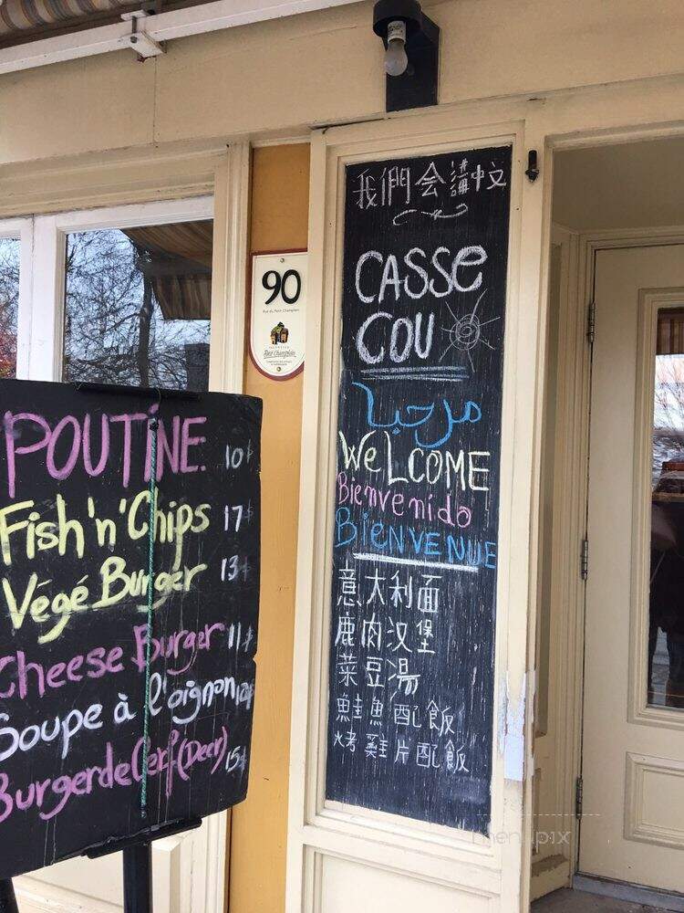 Casse-Cou (Le) - Quebec, QC menu_pic