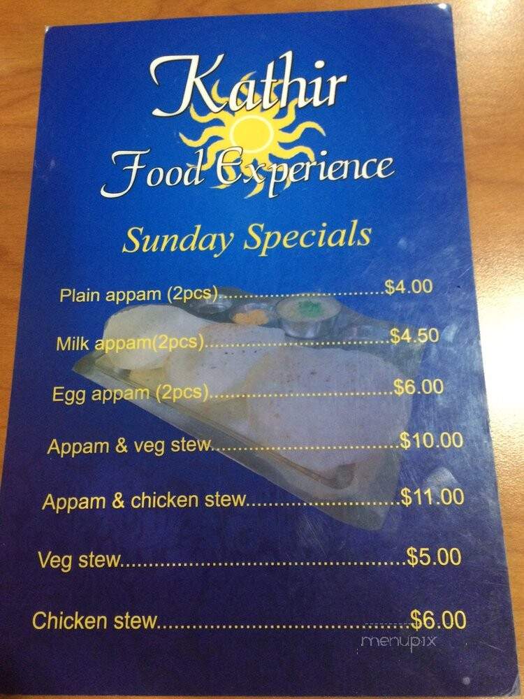 Kathir Food Experience - Edmonton, AB