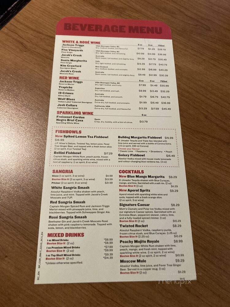 Boston Pizza - Richmond, BC
