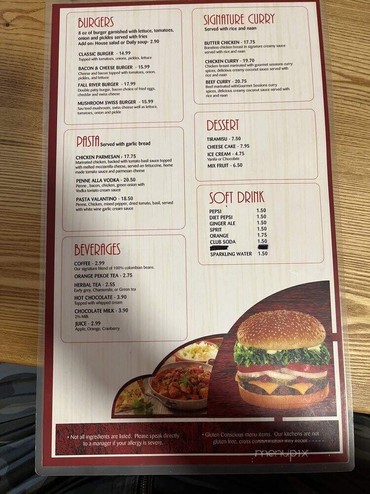 Fall River Pub & Grill - Maberly, ON menu_pic