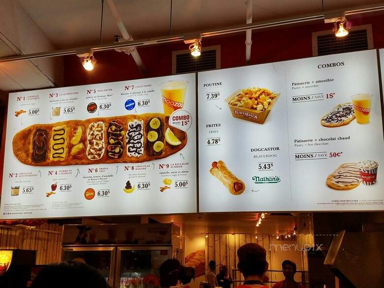 Queues de Castor - Montreal, QC menu_pic