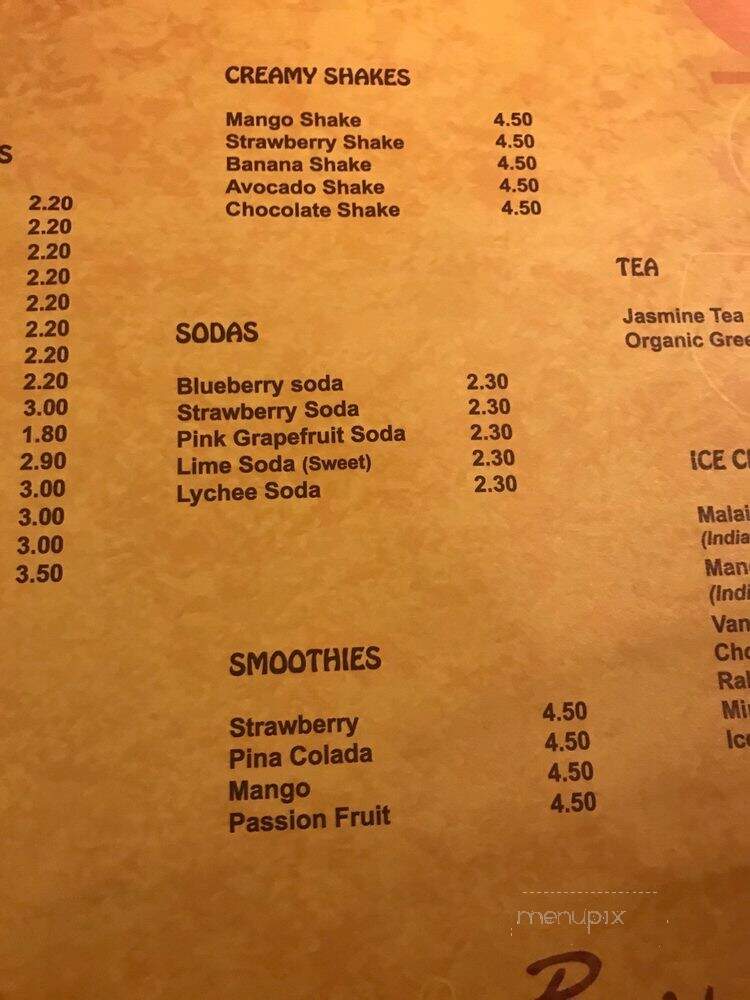 Royal Jasmine - Mississauga, ON menu_pic