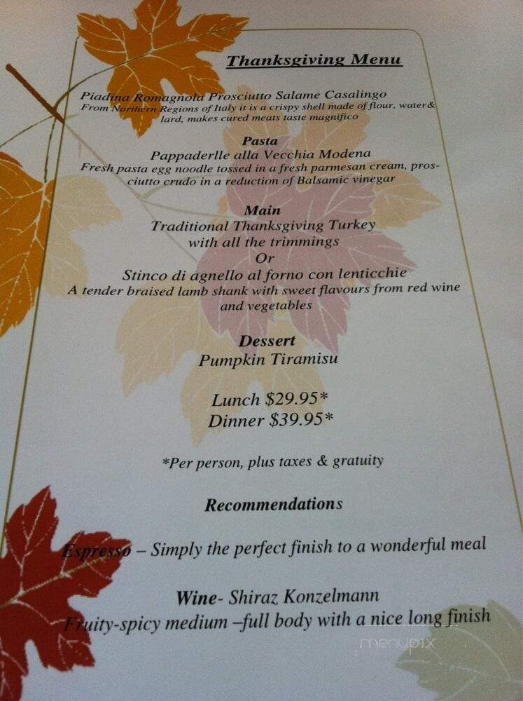 Il Giardino - Niagara-on-the-Lake, ON menu_pic