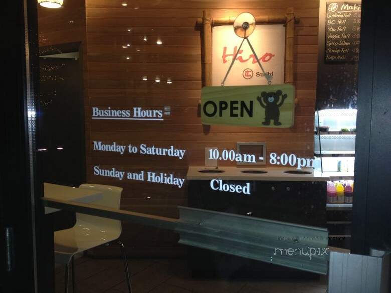 HiroJapan Sushi Xpress - Vancouver, BC menu_pic