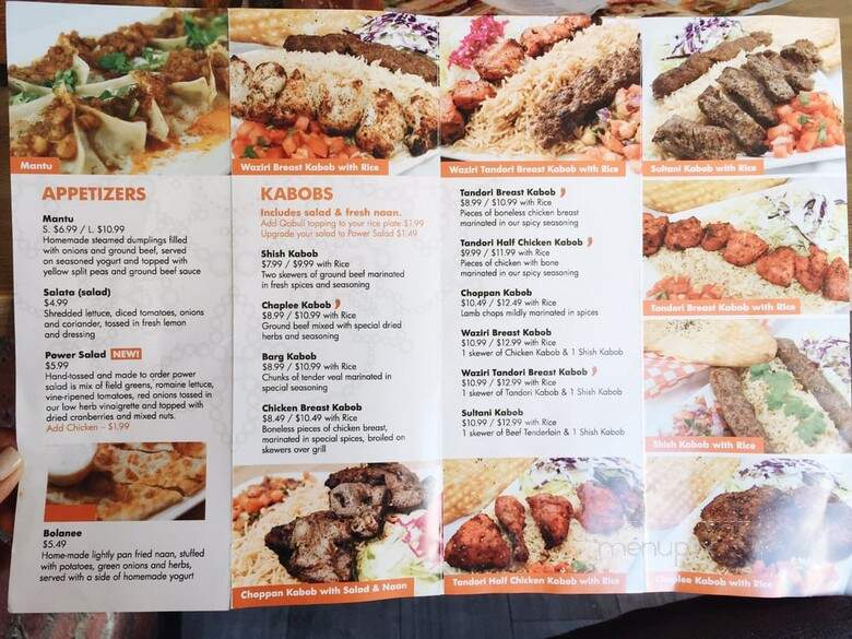 Naan and Kabob - Toronto, ON menu_pic