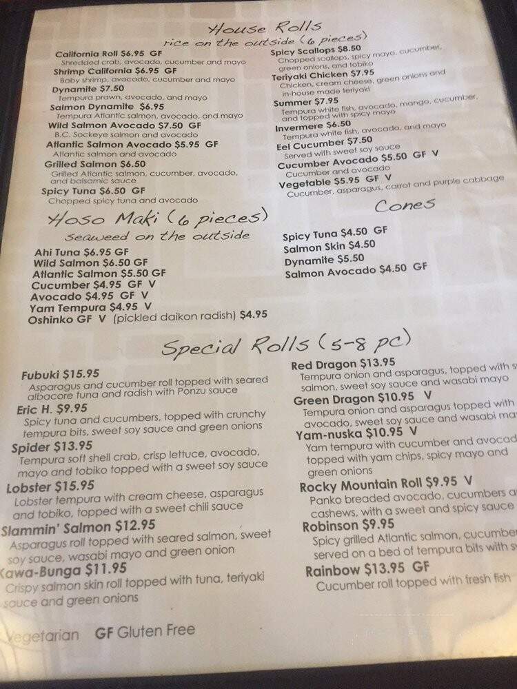 Fubuki Sushi Invermere - Invermere, BC menu_pic