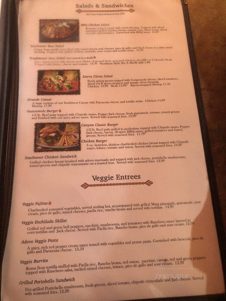 Azteca Grill - Coeur D'Alene, ID menu_pic