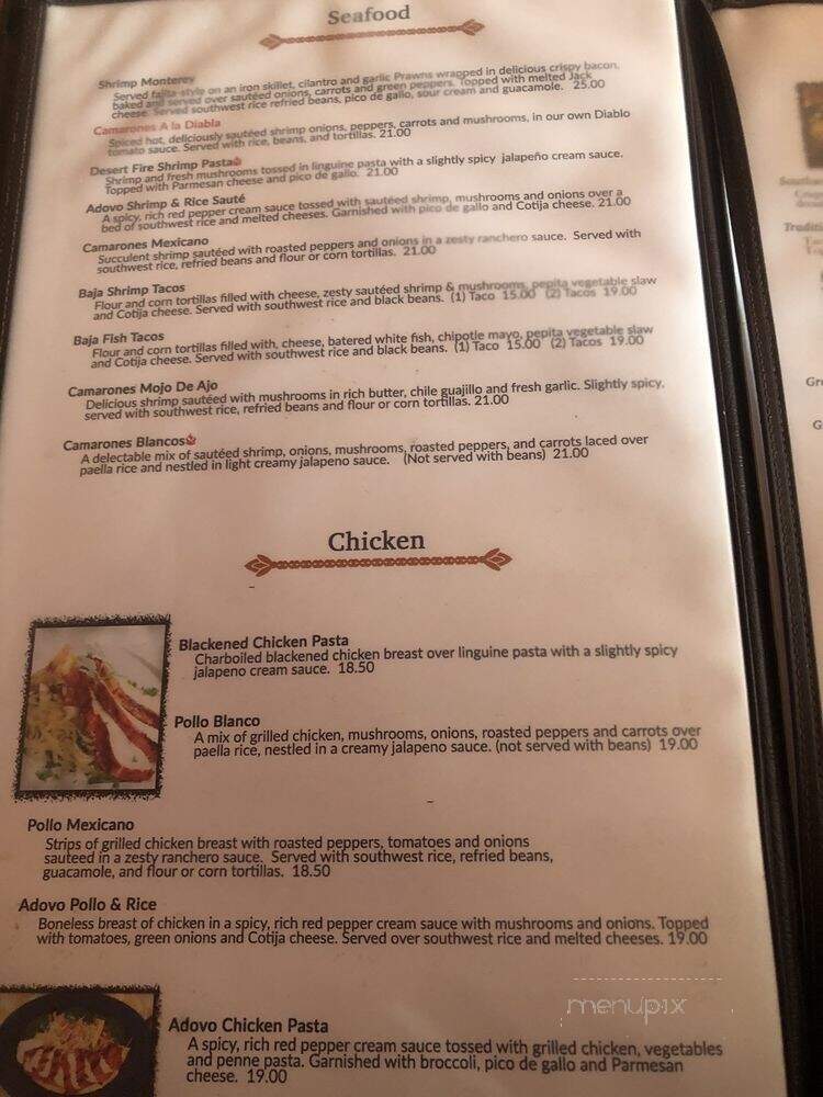 Azteca Grill - Coeur D'Alene, ID menu_pic