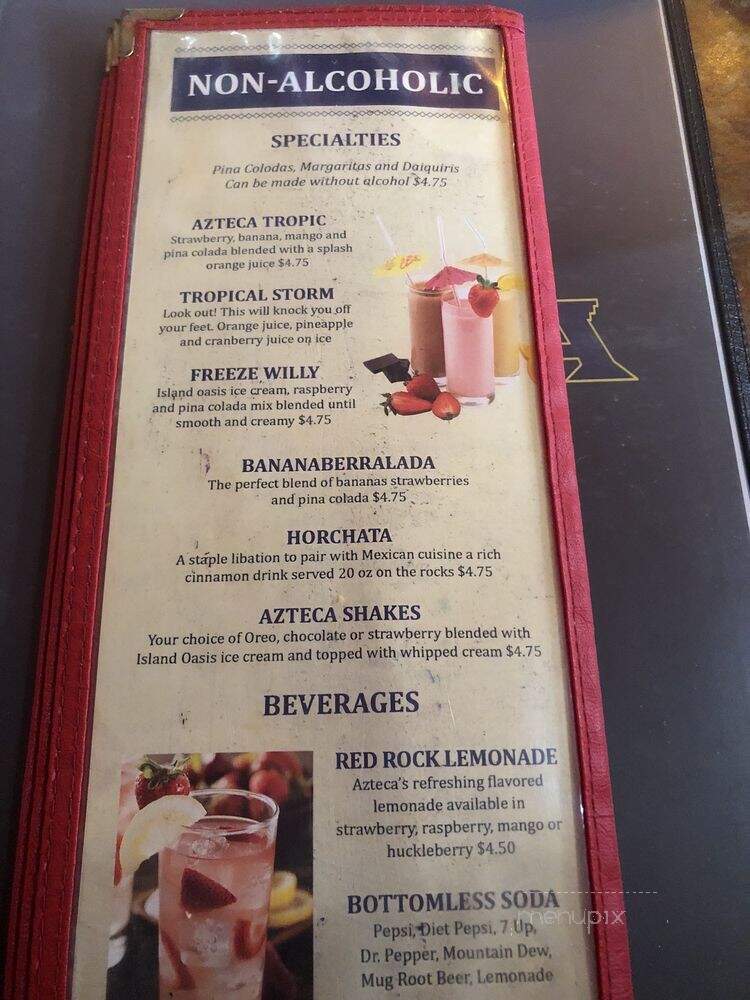 Azteca Grill - Coeur D'Alene, ID menu_pic
