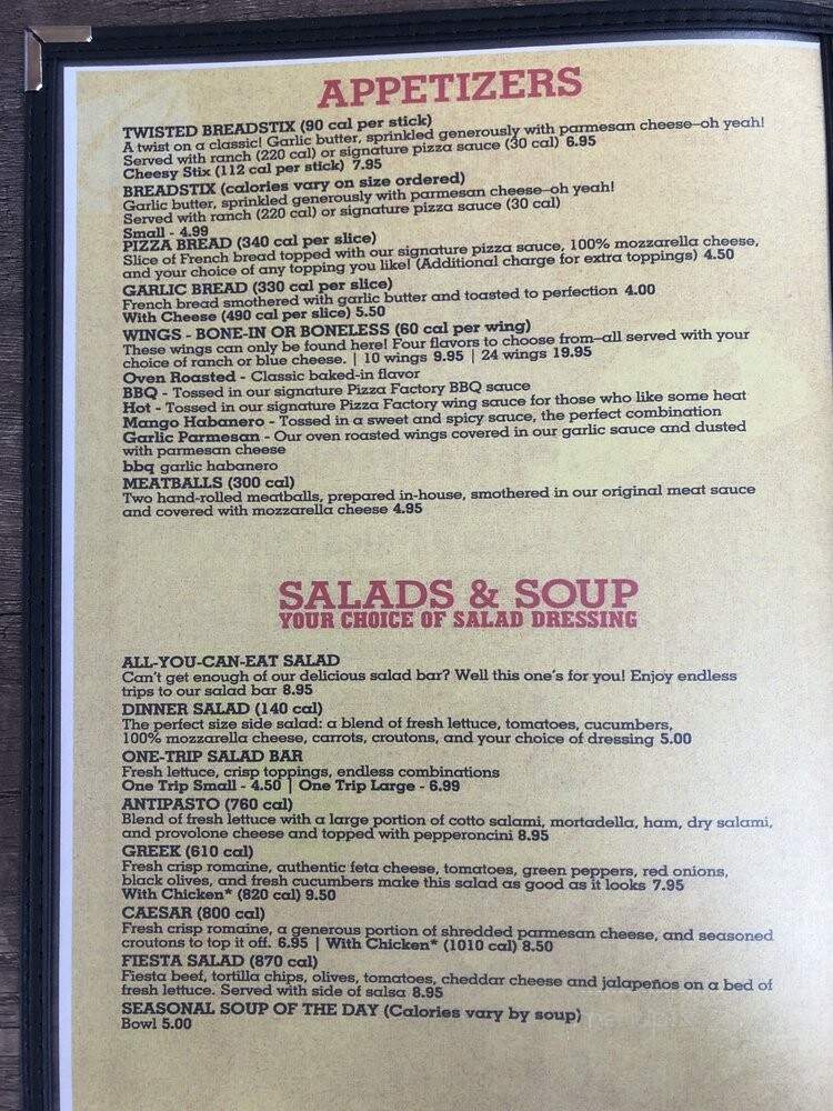 Pizza Factory - Emmett, ID menu_pic