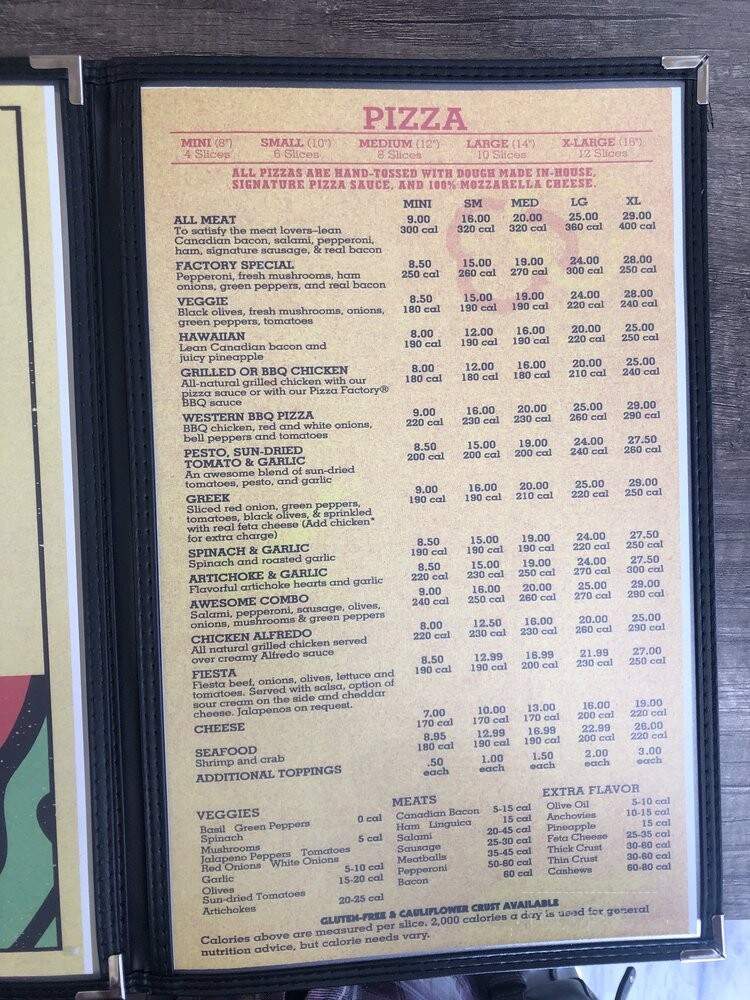 Pizza Factory - Emmett, ID menu_pic