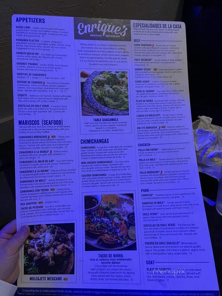 El Gallo Giro - Kuna, ID menu_pic