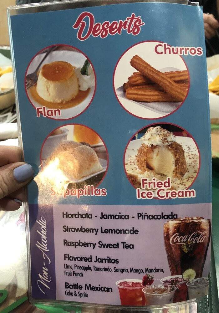 Chapala Restaurant - Boise, ID menu_pic