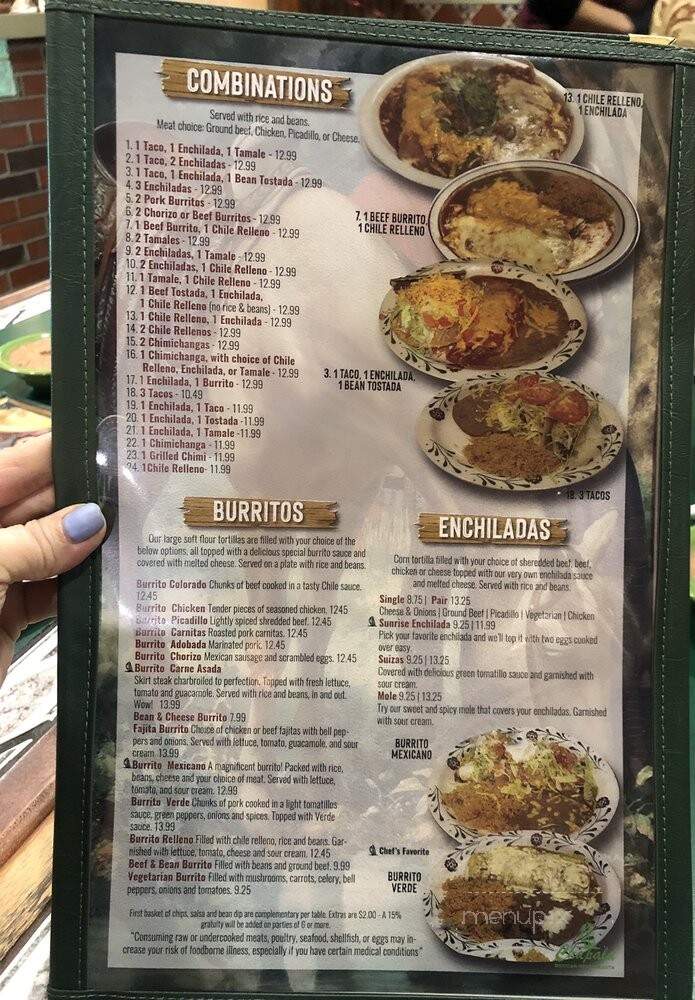 Chapala Restaurant - Boise, ID menu_pic