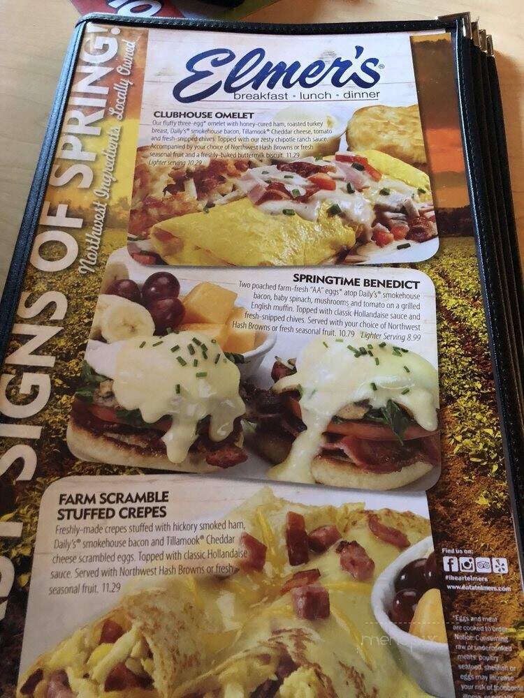 Elmer's Breakfast-Lunch-Dinner - Boise, ID menu_pic