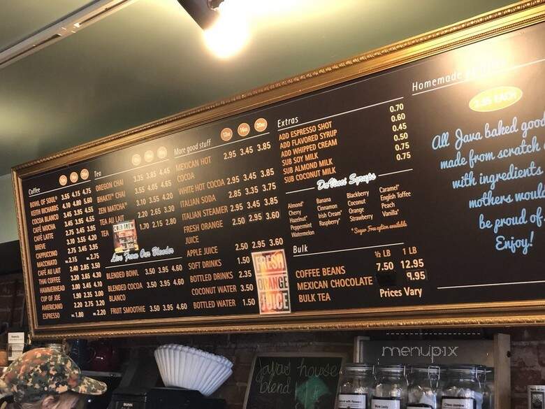 Java Downtown Boise - Boise, ID menu_pic