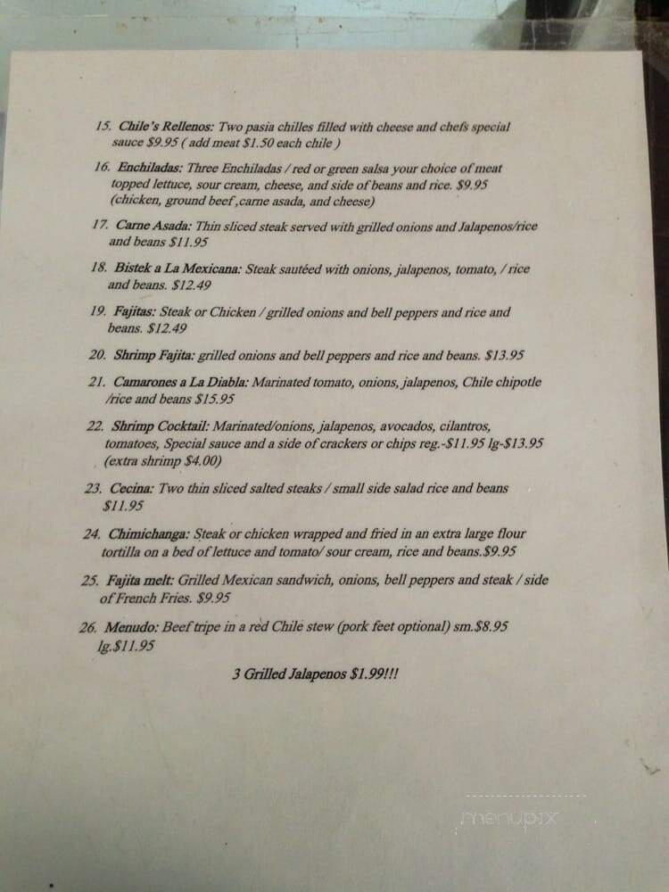 Los Pinos Restaurant - Mountain Home, ID menu_pic