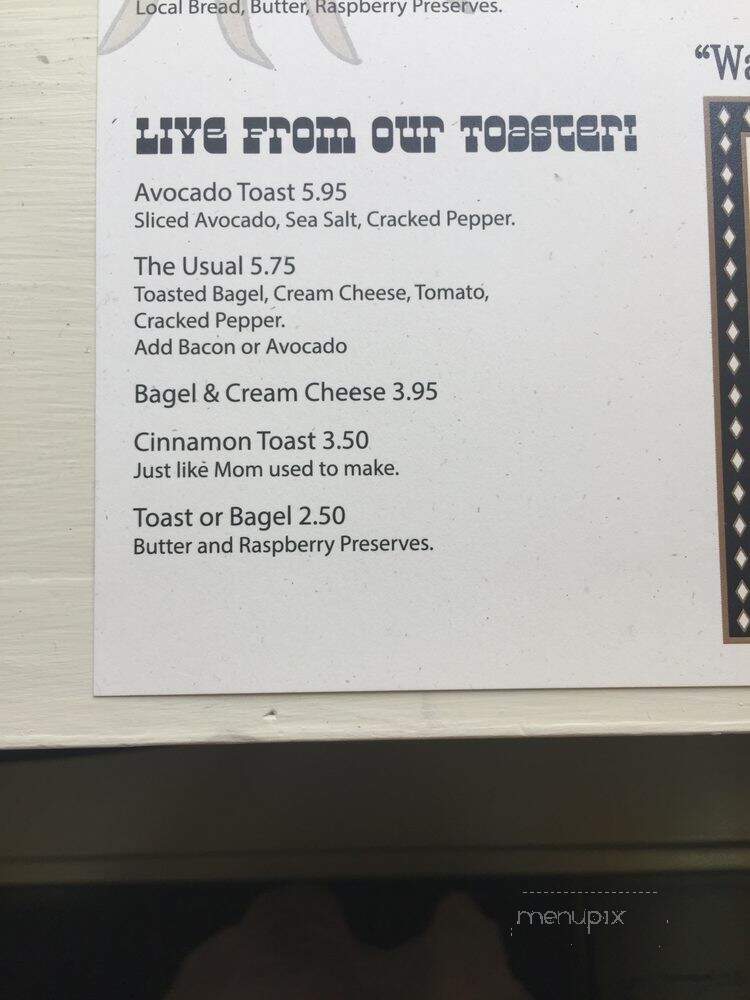 Jave On Fourth - Ketchum, ID menu_pic
