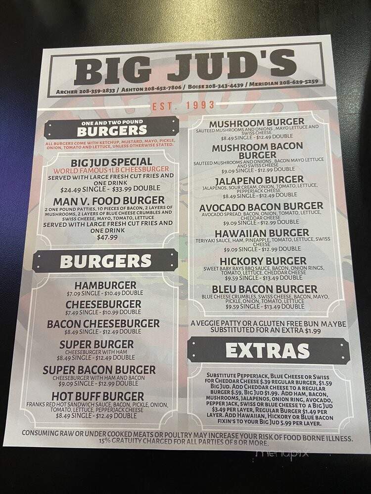 Big Jud's Country Diner - Rexburg, ID