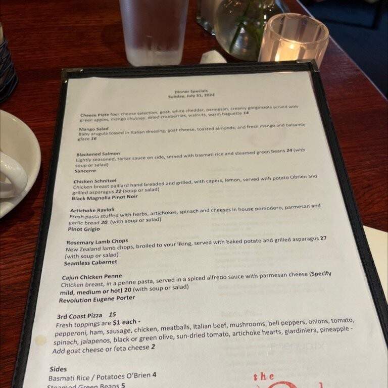 3rd Coast - Chicago, IL menu_pic