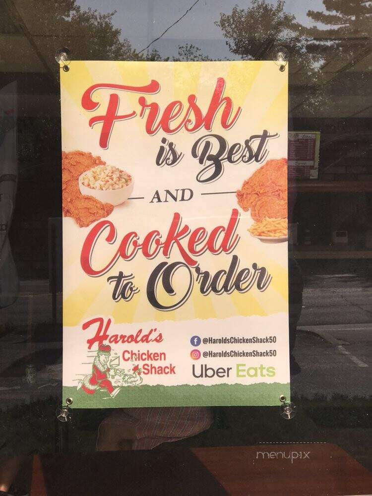 Harold's Chicken Shack - Chicago Heights, IL menu_pic