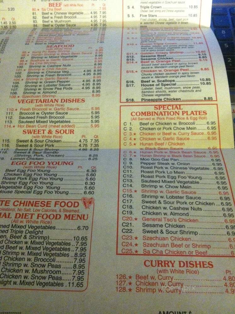 A A China - Granite City, IL menu_pic