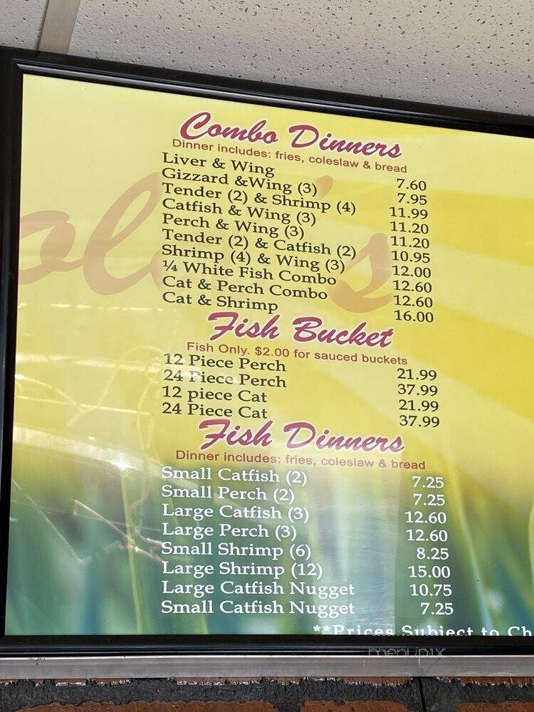 Harold's Chicken Shacks - Chicago, IL menu_pic
