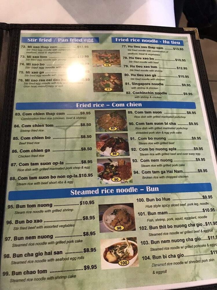 Hoanh Long - Chicago, IL menu_pic