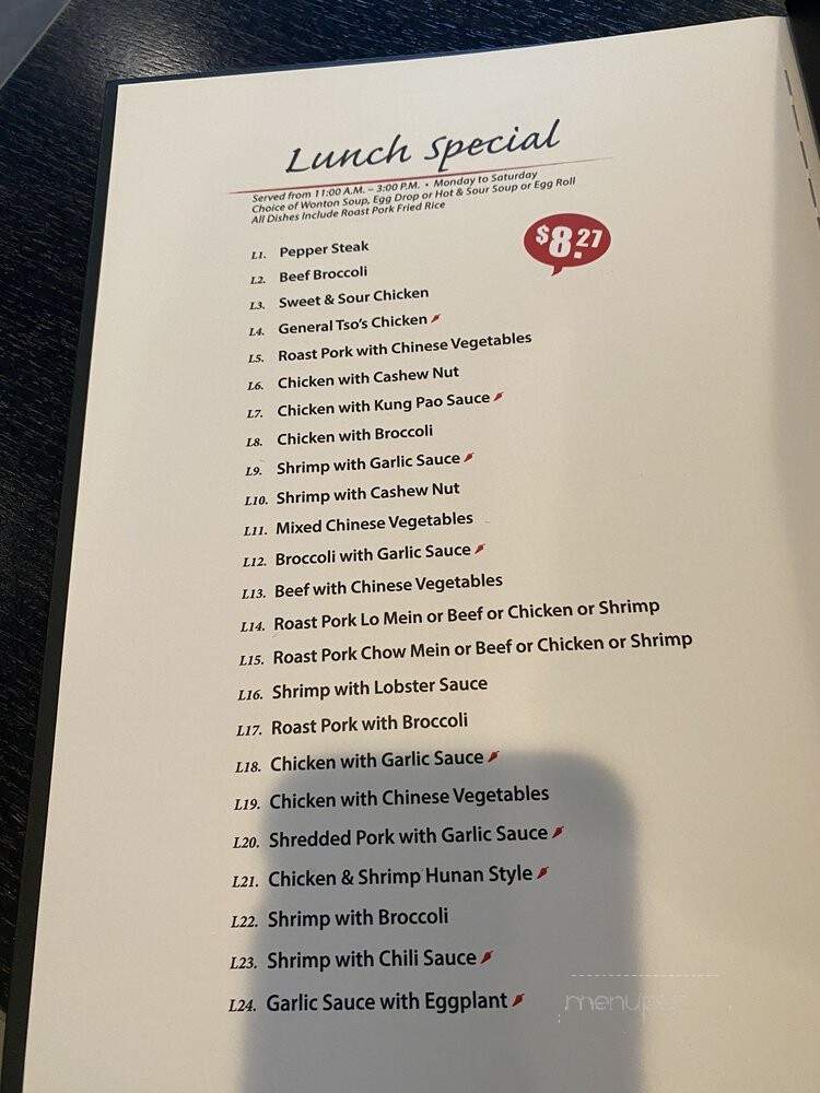 Hunan Spring - Evanston, IL menu_pic