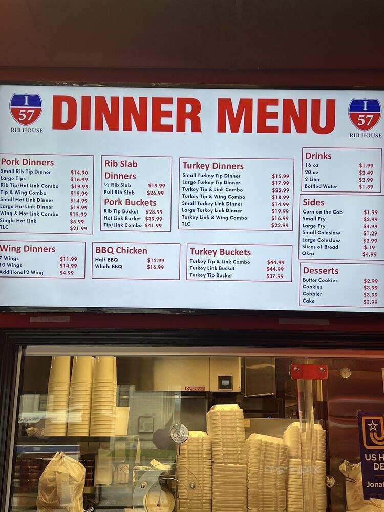 I 57 Rib House - Chicago, IL menu_pic