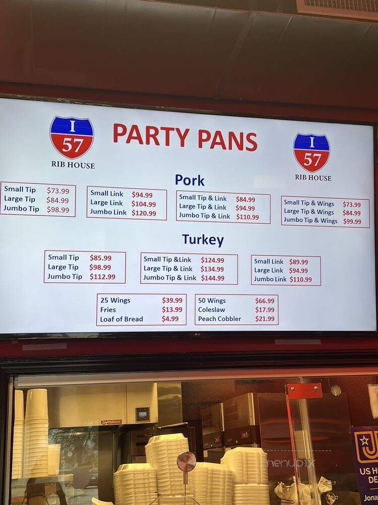 I 57 Rib House - Chicago, IL menu_pic