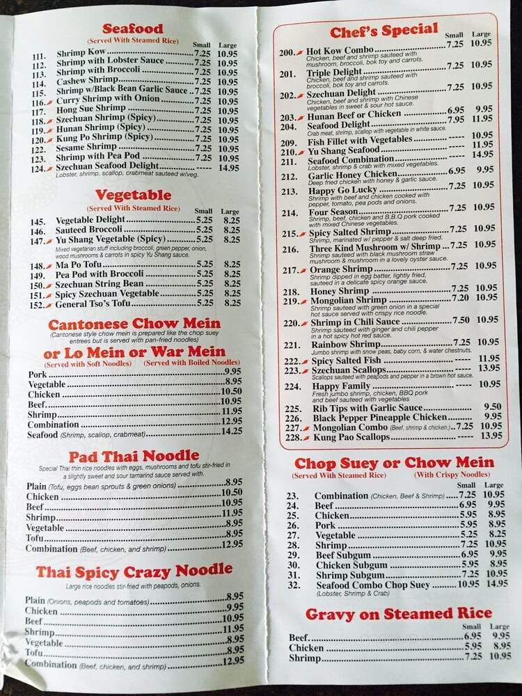 Jiang's Kitchen - Chicago, IL menu_pic