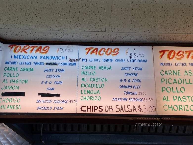 Allende Restaurant - Chicago, IL menu_pic