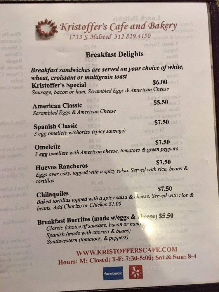 Kristoffer's Cafe & Bakery - Chicago, IL