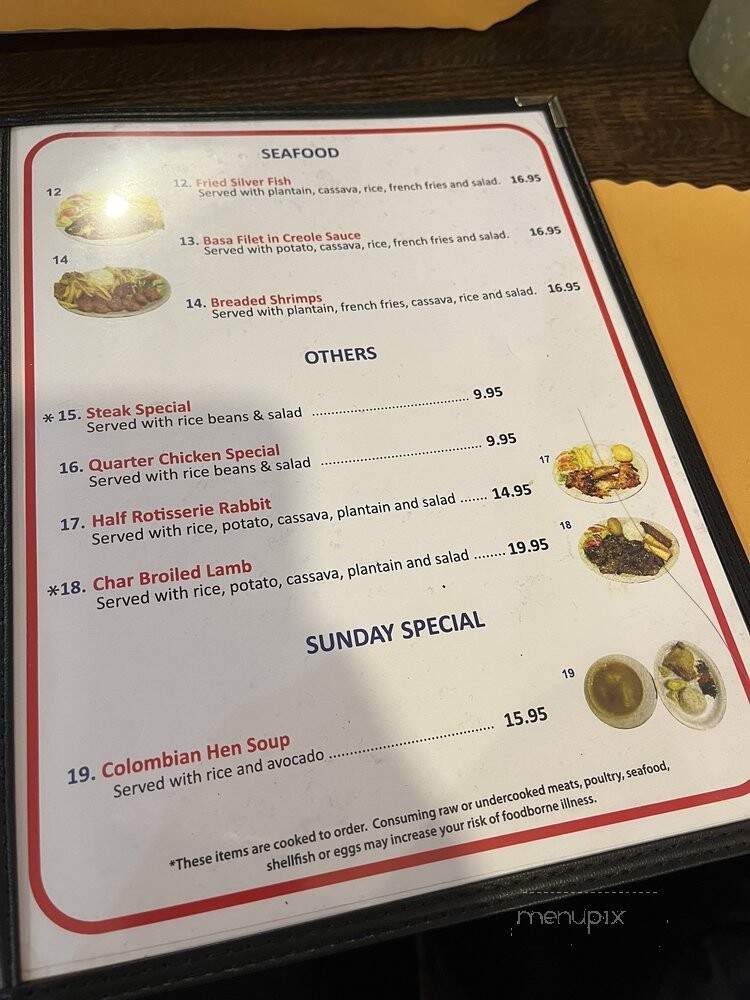 La Brasa Roja - Chicago, IL menu_pic