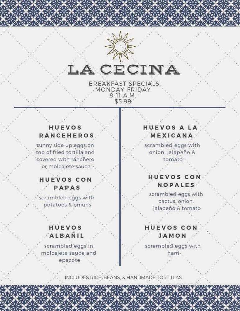 La Cecina - Chicago, IL menu_pic