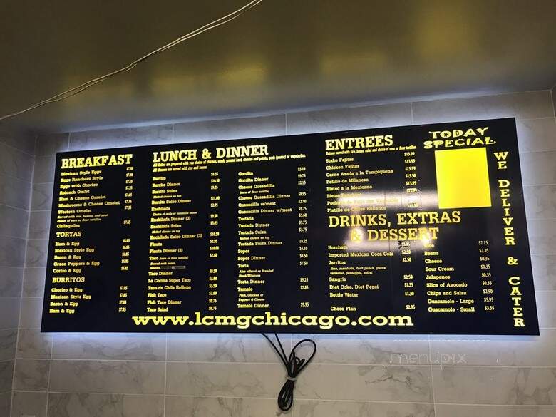 La Cocina - Chicago, IL menu_pic