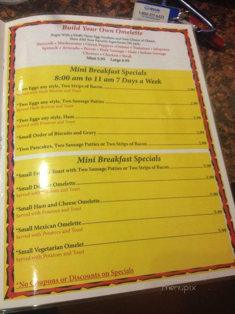 La Hacienda II - Richton Park, IL menu_pic