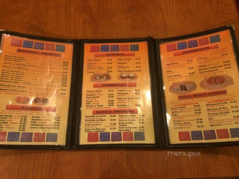 La Haciendita - Chicago, IL menu_pic