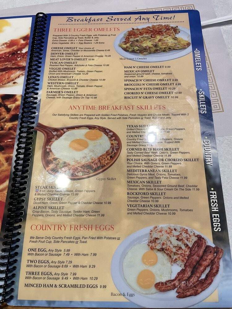 Alpine View Restaurant - Rockford, IL menu_pic