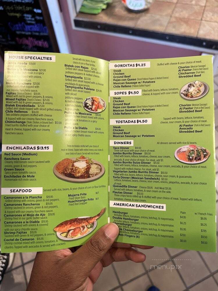La Taqueria - Hanover Park, IL menu_pic