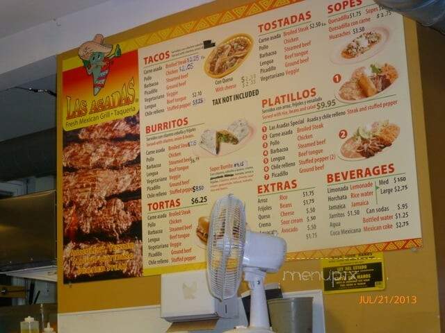 Las Asadas Restaurant - Chicago, IL menu_pic