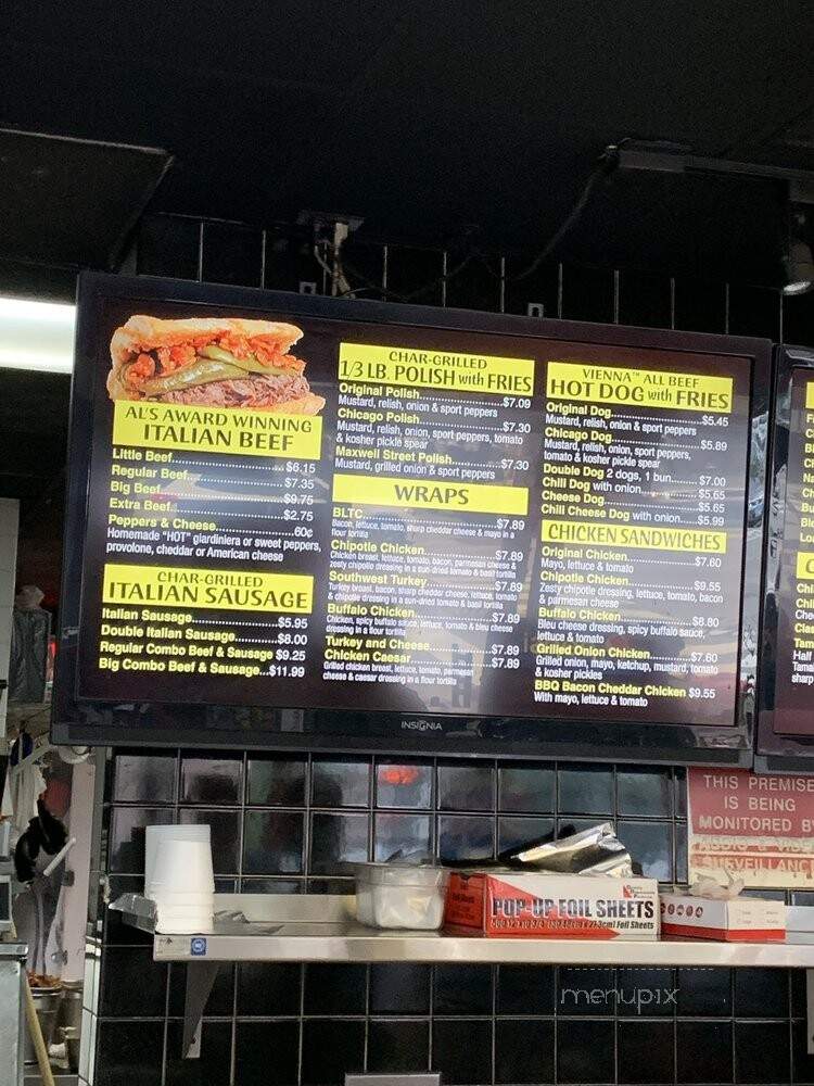 Al's No 1 Italian Beef - Chicago, IL menu_pic