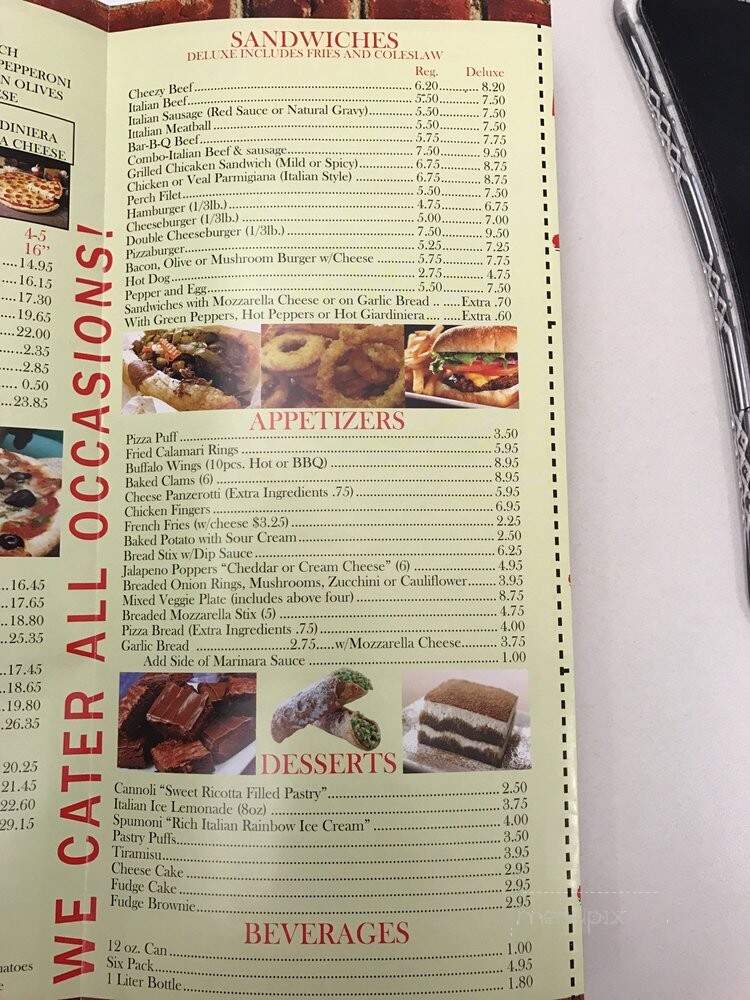 Little Sicily Pizzeria - Schaumburg, IL menu_pic