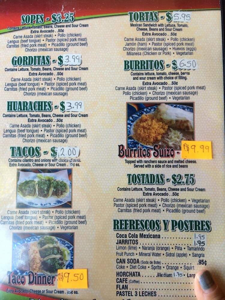 Los Arcos - Chicago, IL menu_pic