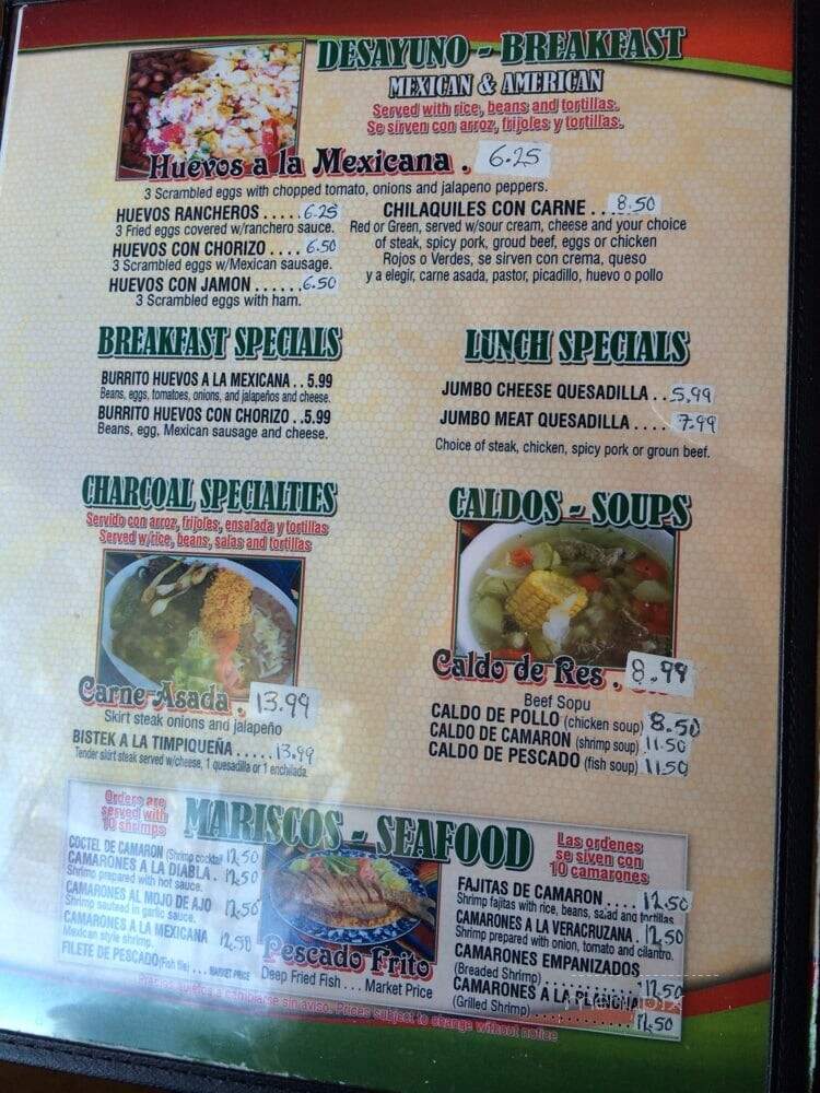 Los Arcos - Chicago, IL menu_pic