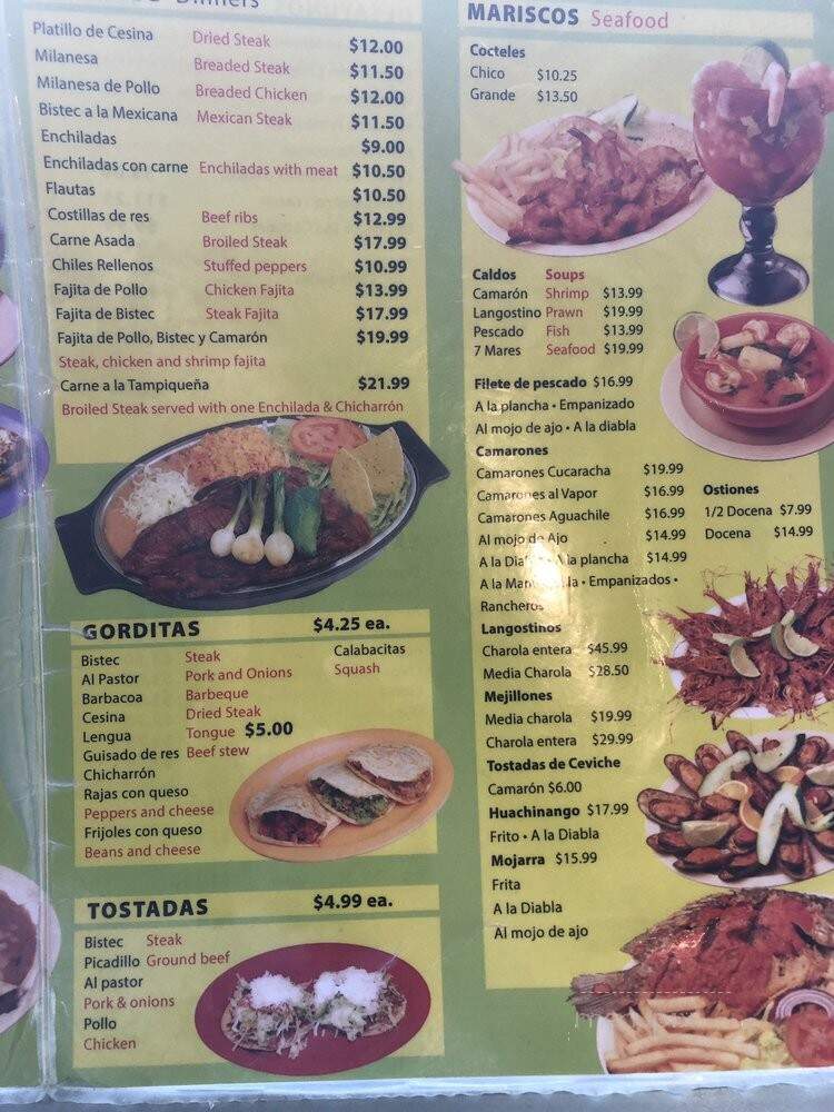 Los Comales - Burbank, IL menu_pic